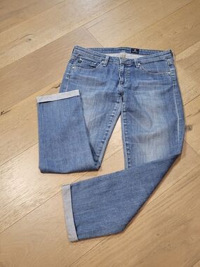 Ag Adriano Goldschmied Jeans Women's sz 29R Low-Mid Rise Cuffed Crop Denim